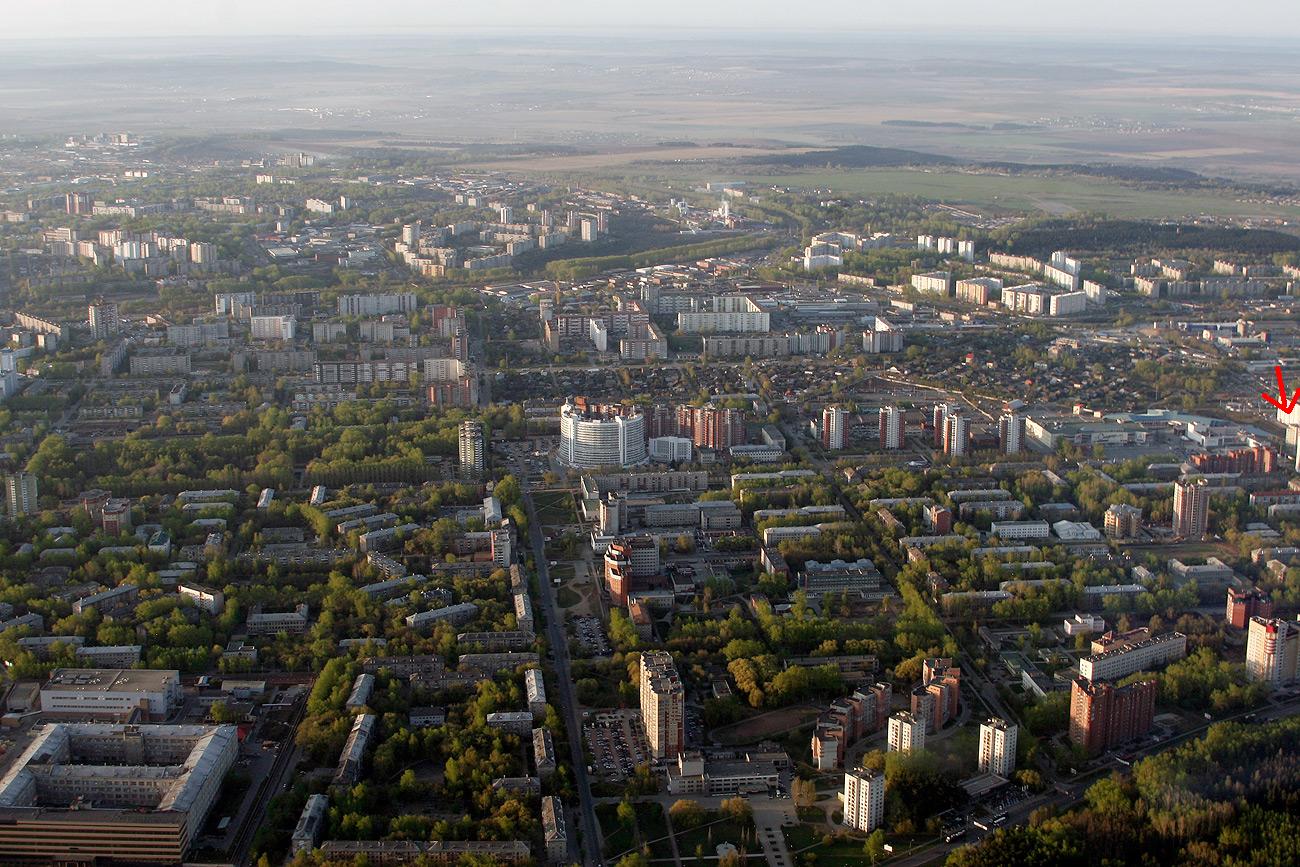 Култаево с высоты птичьего полета Пермь